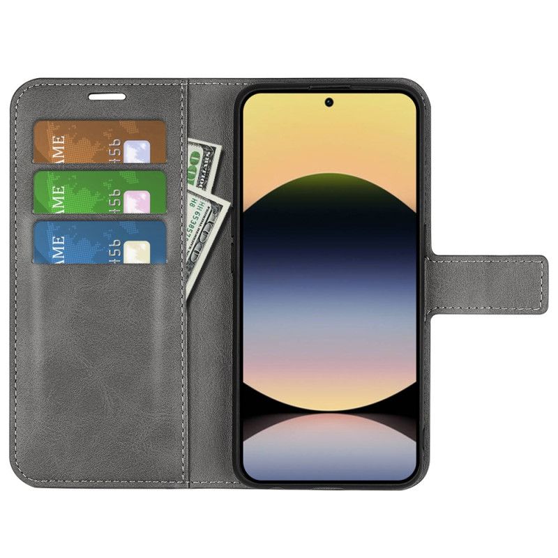 Kožený Kryt Xiaomi Redmi Note 14s Kožený Styl