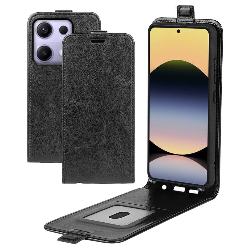 Kožený Kryt Xiaomi Redmi Note 14s Svislá Klopa