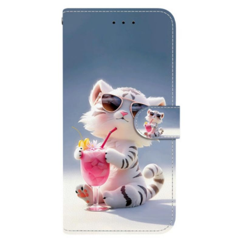 Kožený Kryt Xiaomi Redmi Note 15 5g Cool Kočka