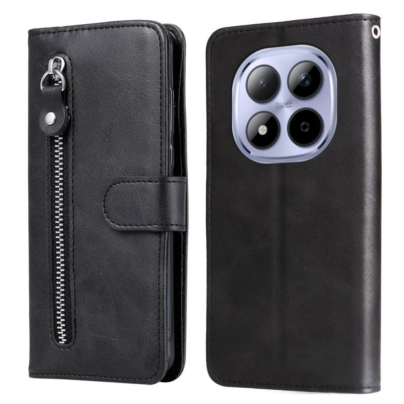 Kožený Kryt Xiaomi Redmi Note 15 Pro 5g Kapsa Na Zip