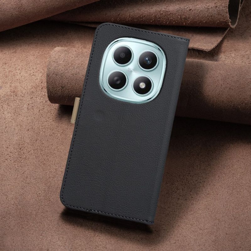 Kožený Kryt Xiaomi Redmi Note 15 Pro 5g Květinový Vzor Binfen Color