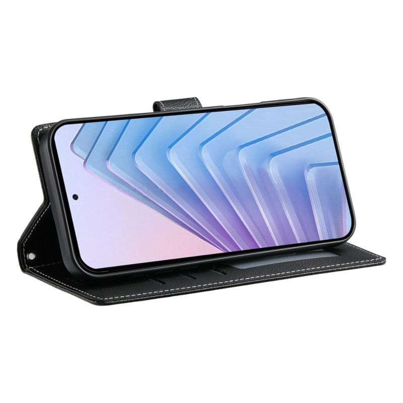 Kožený Kryt Xiaomi Redmi Note 15 Pro Plus 5g Jednobarevná Umělá Kůže