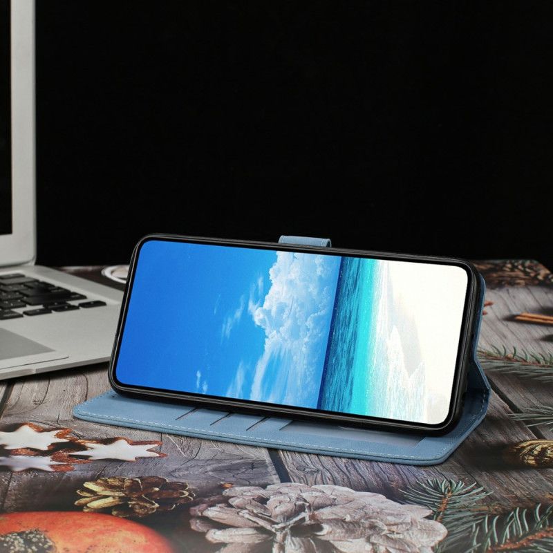 Kožený Kryt Xiaomi Redmi Note 15 Pro Plus 5g Motýlí A Květinový Vzor