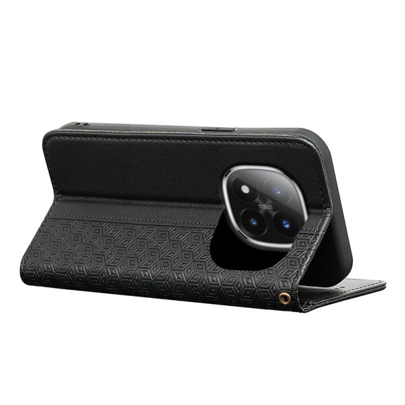 Kožený Kryt Xiaomi Redmi Note 15 Pro Plus 5g Odklápěcí Kryt S Popruhem Na Okraji