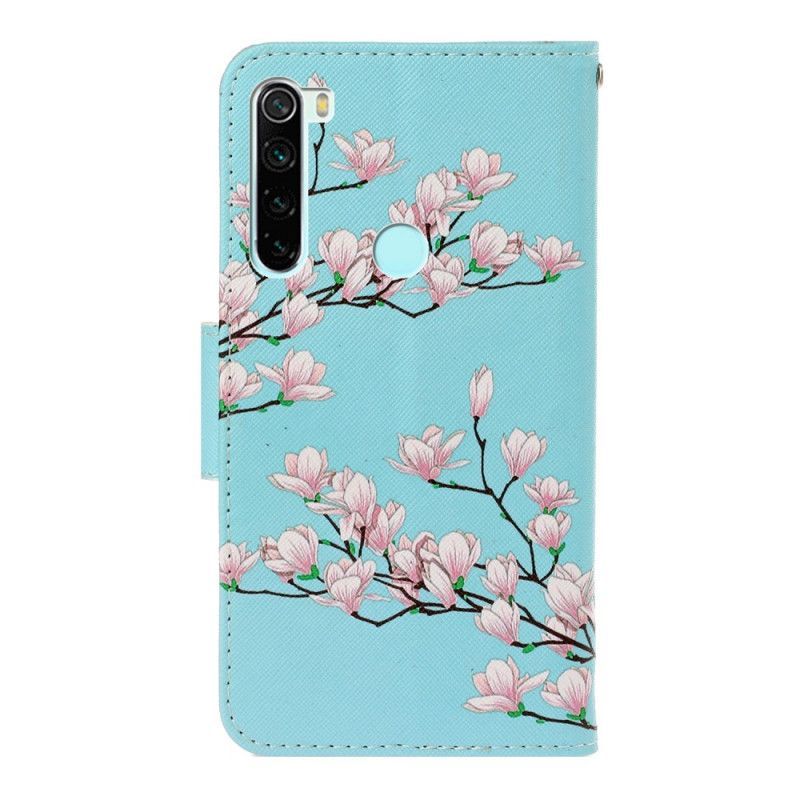 Kožený Kryt Xiaomi Redmi Note 8 Pásový Strom