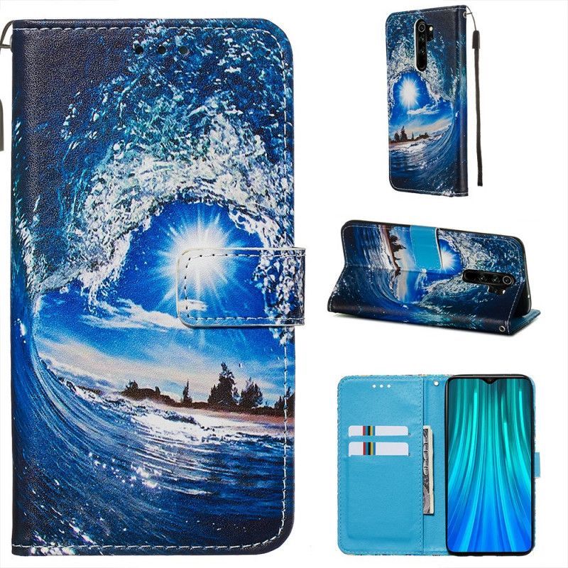 Kožený Kryt Xiaomi Redmi Note 8 Pro Miluje Vlnu