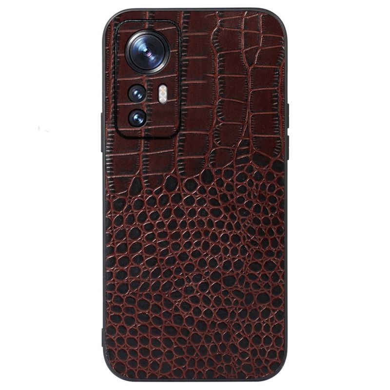 Kryt Na Xiaomi 12 / 12X Pravá Krokodýlí Textura Kůže