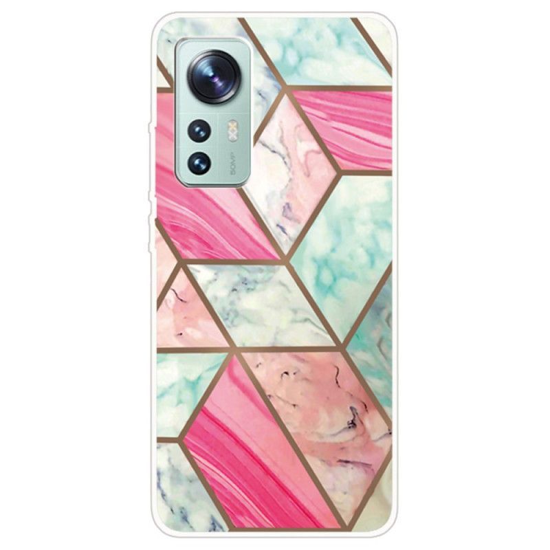 Kryt Na Xiaomi 12 / 12X Variabilní Geometrický Mramor