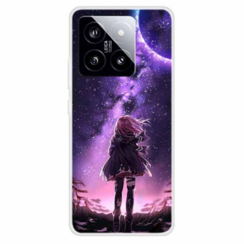 Kryt Na Xiaomi 14 Mladá Dívka S Hvězdami