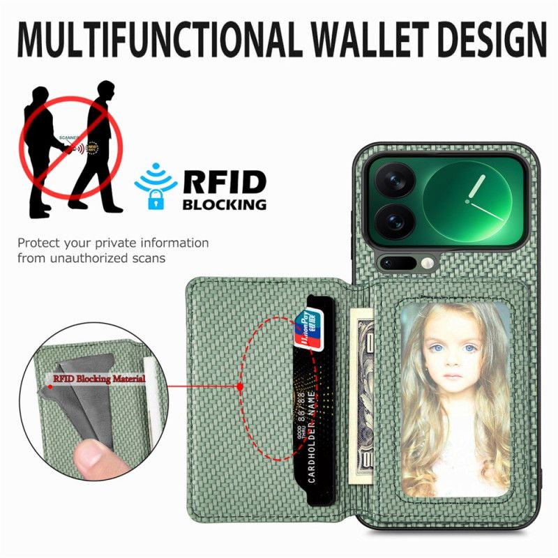 Kryt Na Xiaomi 17 Pro Rfid Ochrana A Pouzdro Na Kartu Magnetický