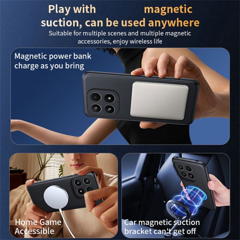 Kryt Na Xiaomi 17 Styl Kůže Magsafe