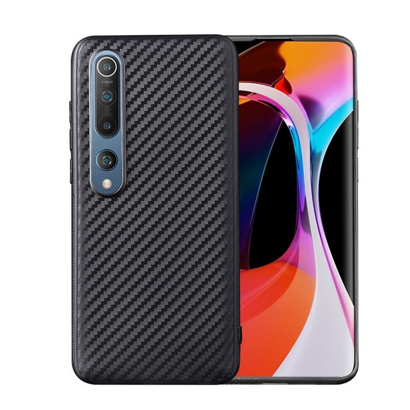 Kryt Na Xiaomi Mi 10 / 10 Pro Flexibilní Uhlíkové Vlákno