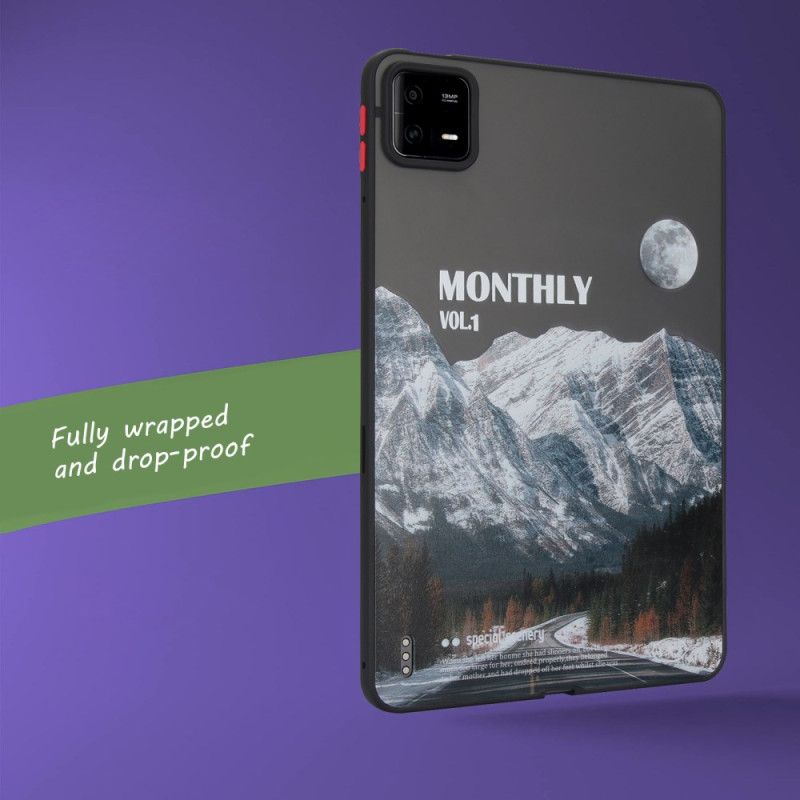 Kryt Na Xiaomi Pad 6 Pro Zasněžená Hora A Dálnice