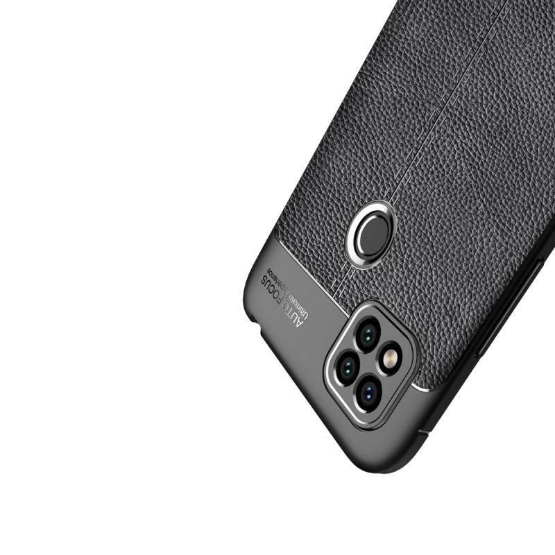 Kryt Na Xiaomi Redmi 9c Litchi S Dvojitým Koženým Efektem