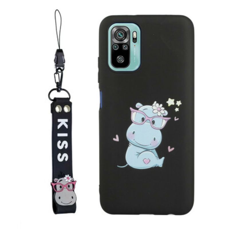 Kryt Na Xiaomi Redmi Note 10 / 10S Hroch S Kiss Lanyard