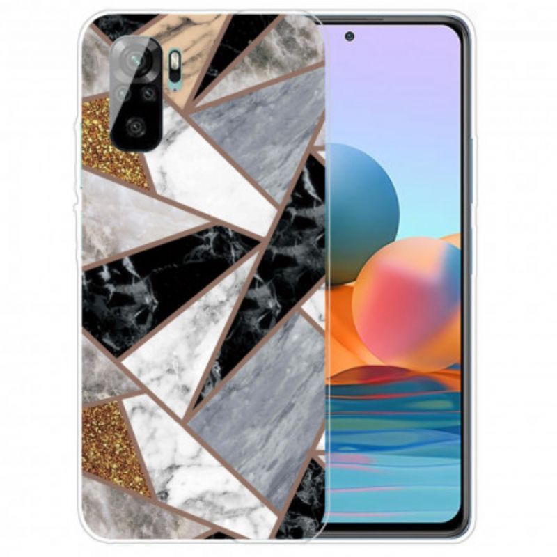 Kryt Na Xiaomi Redmi Note 10 / 10S Intenzivní Geometrie Mramoru