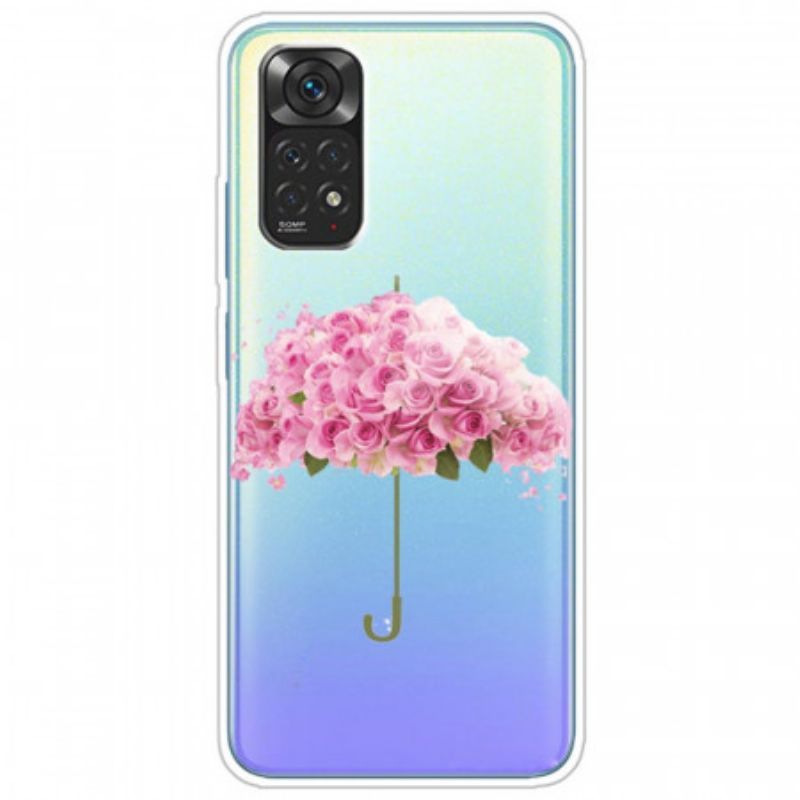 Kryt Na Xiaomi Redmi Note 11 / 11S Deštník V Růžích