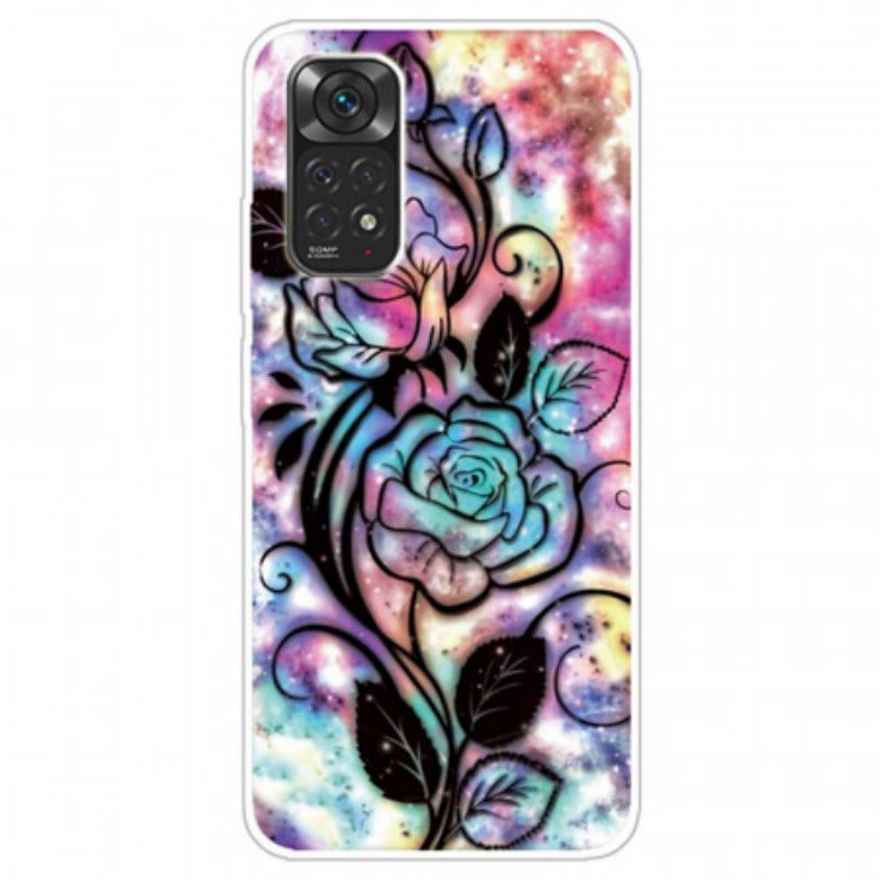 Kryt Na Xiaomi Redmi Note 11 / 11S Květinový Design