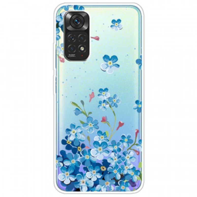 Kryt Na Xiaomi Redmi Note 11 / 11S Kytice Modrých Květin