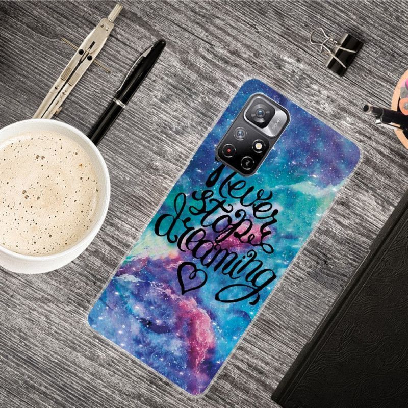 Kryt Na Xiaomi Redmi Note 11 / Poco M4 Pro 5g Nikdy Nepřestávej Snít