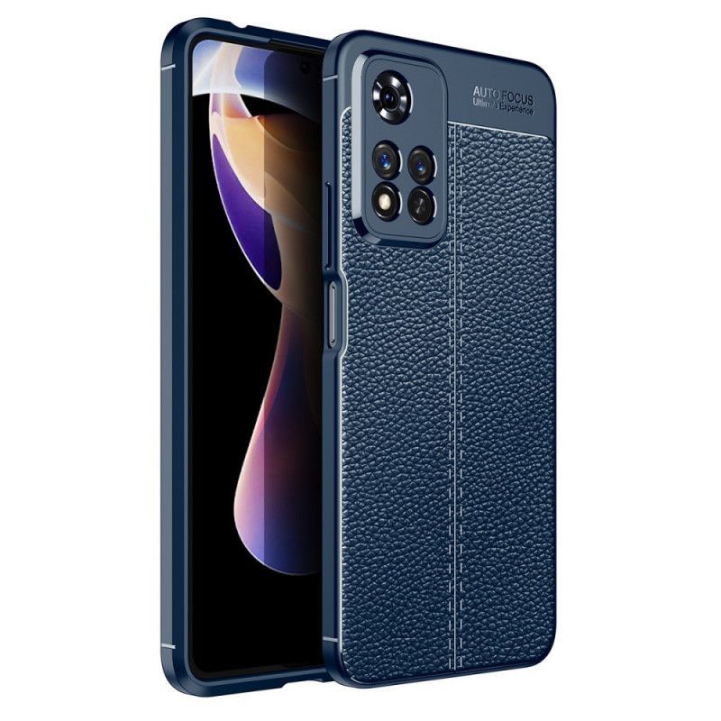 Kryt Na Xiaomi Redmi Note 11 Pro Plus 5G Efekt Kůže Litchi S Dvojitou Linií