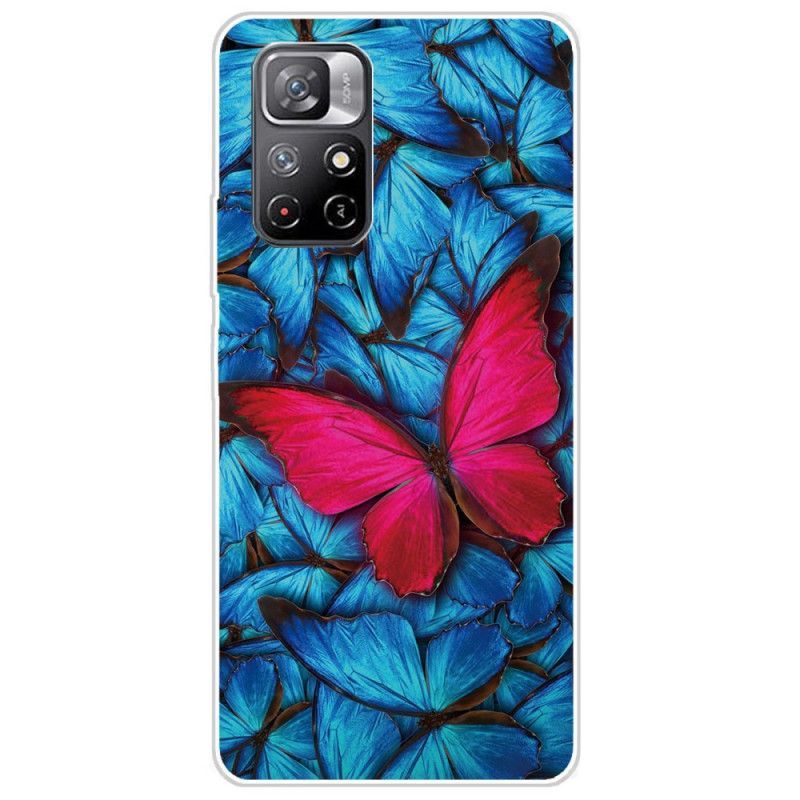 Kryt Na Xiaomi Redmi Note 11 Pro Plus 5G Flexibilní Motýli