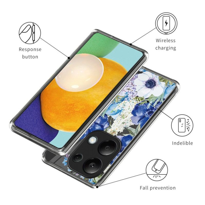 Kryt Na Xiaomi Redmi Note 13 Pro 4g Květinový Vzor