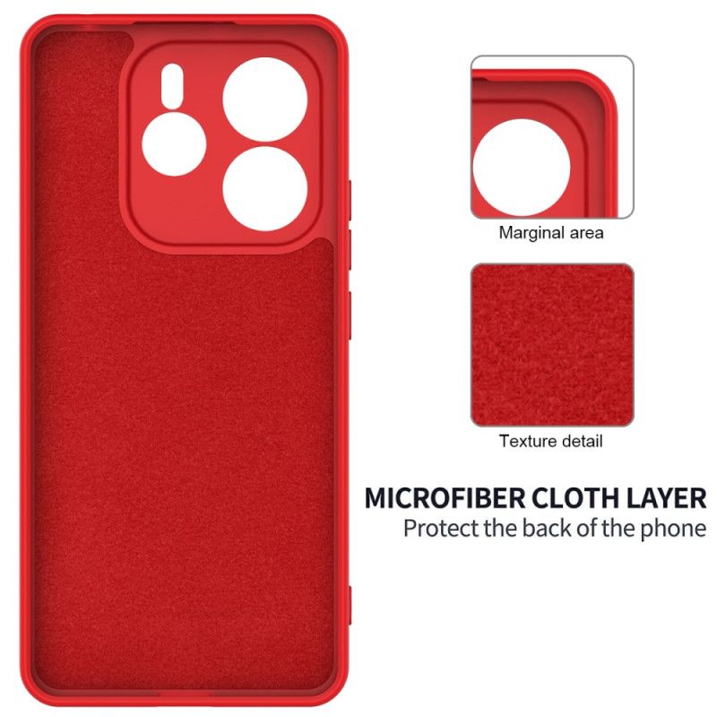 Kryt Na Xiaomi Redmi Note 14 5g Tekutý Silikon S Šňůrkou