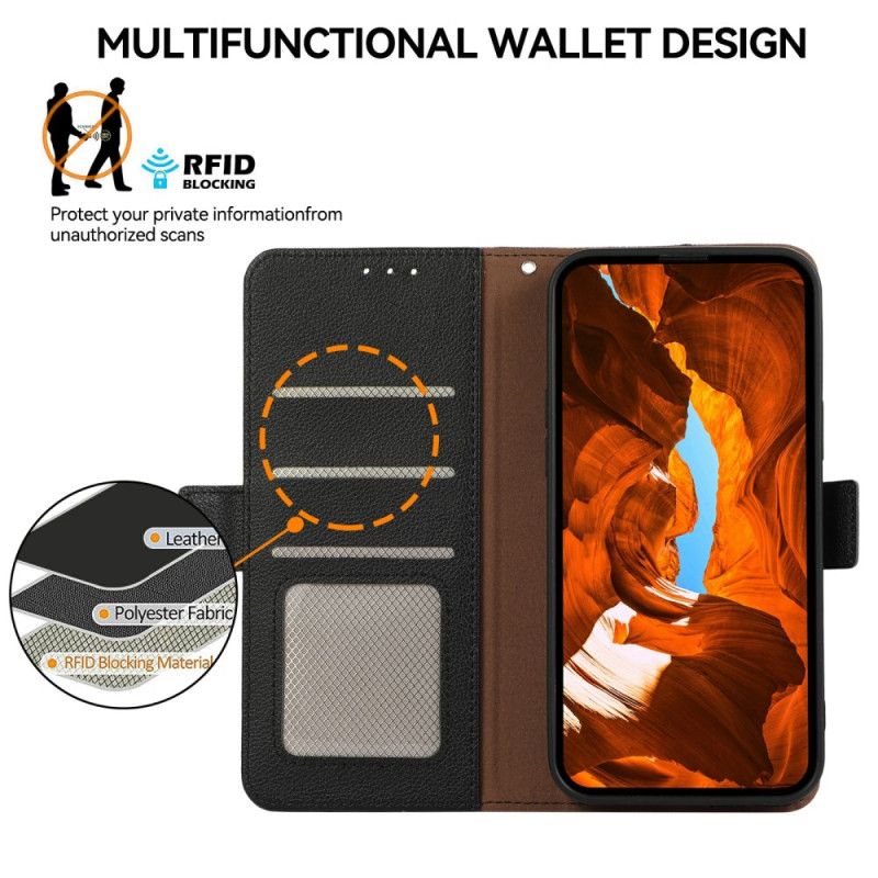 Kryt Na Xiaomi Redmi Note 14 Pro 4g Abeel Kožený Efekt