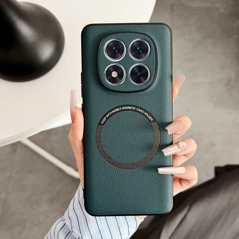 Kryt Na Xiaomi Redmi Note 14 Pro 5g Kompatibilní S Magsafe Kožený Efekt