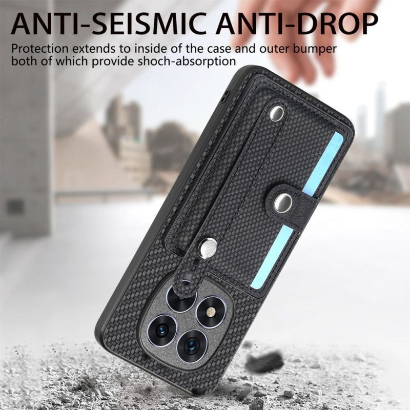 Kryt Na Xiaomi Redmi Note 14 Pro Plus 5g S Pouzdrem Na Karty A Manuálním Popruhem