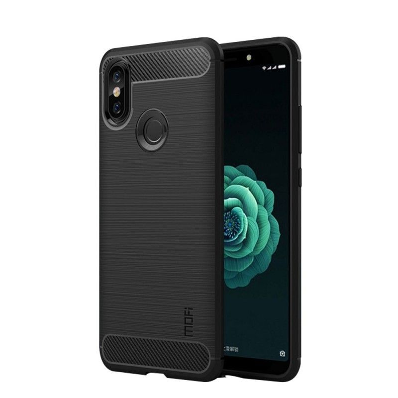 Kryt Na Xiaomi Redmi Note 5 Kartáčované Uhlíkové Vlákno