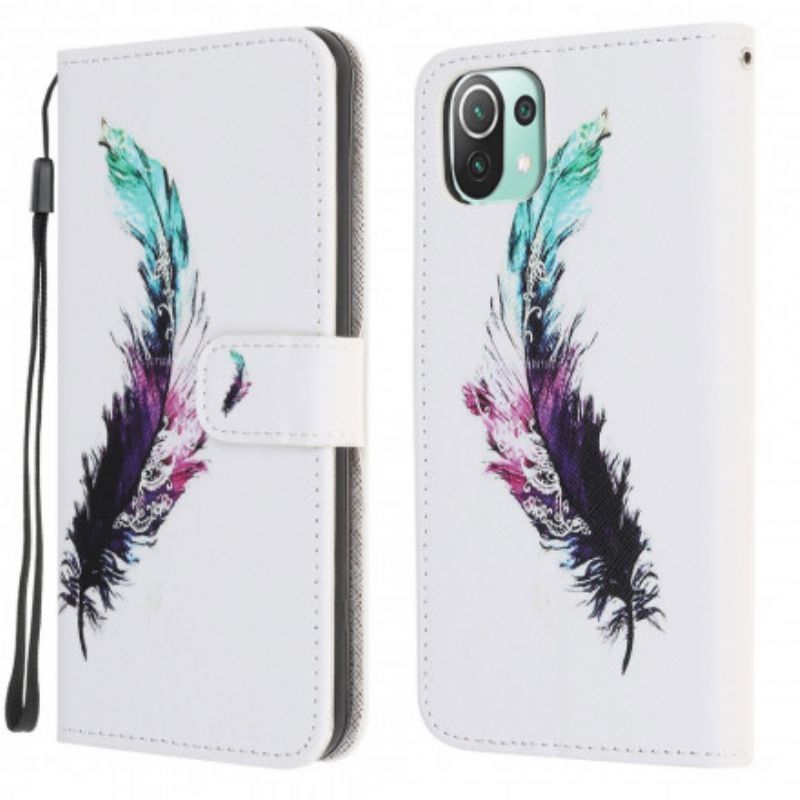 Kryt Pouzdra Xiaomi 11 Lite 5g Ne/mi 11 Lite 4g/5g Peří