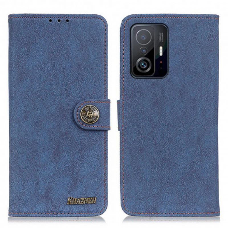 Kryt Xiaomi 11t / 11t Pro Imitace Kůže Khazneh