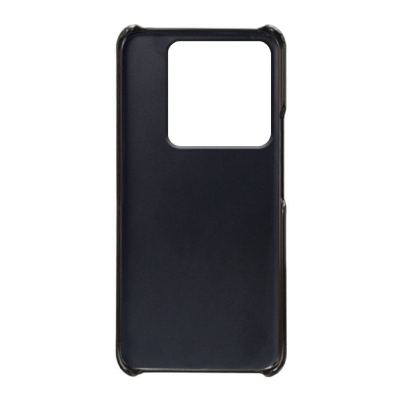 Kryt Xiaomi 14 Dvojitý Držitel Karet S Koženým Efektem