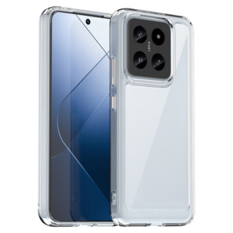 Kryt Xiaomi 14 Průhledná Galvanicky Pokovená Tlačítka
