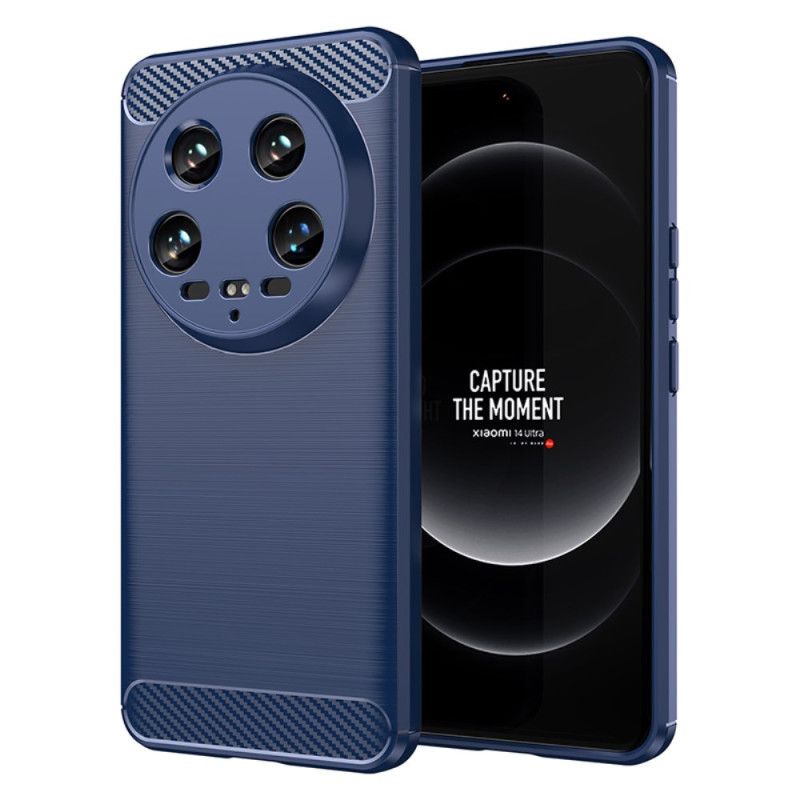 Kryt Xiaomi 14 Ultra Kartáčované Uhlíkové Vlákno