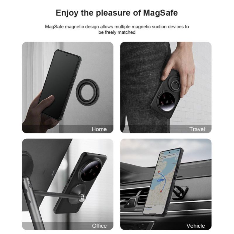 Kryt Xiaomi 14 Ultra Kryty Na Mobil Kompatibilní S Magsafe Nillkin