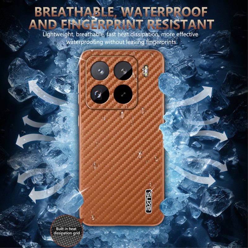 Kryt Xiaomi 15 Pro Textura Uhlíkových Vláken Azns