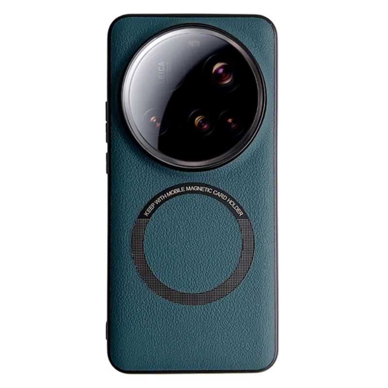 Kryt Xiaomi 15 Ultra Kompatibilní S Koženým Efektem Magsafe