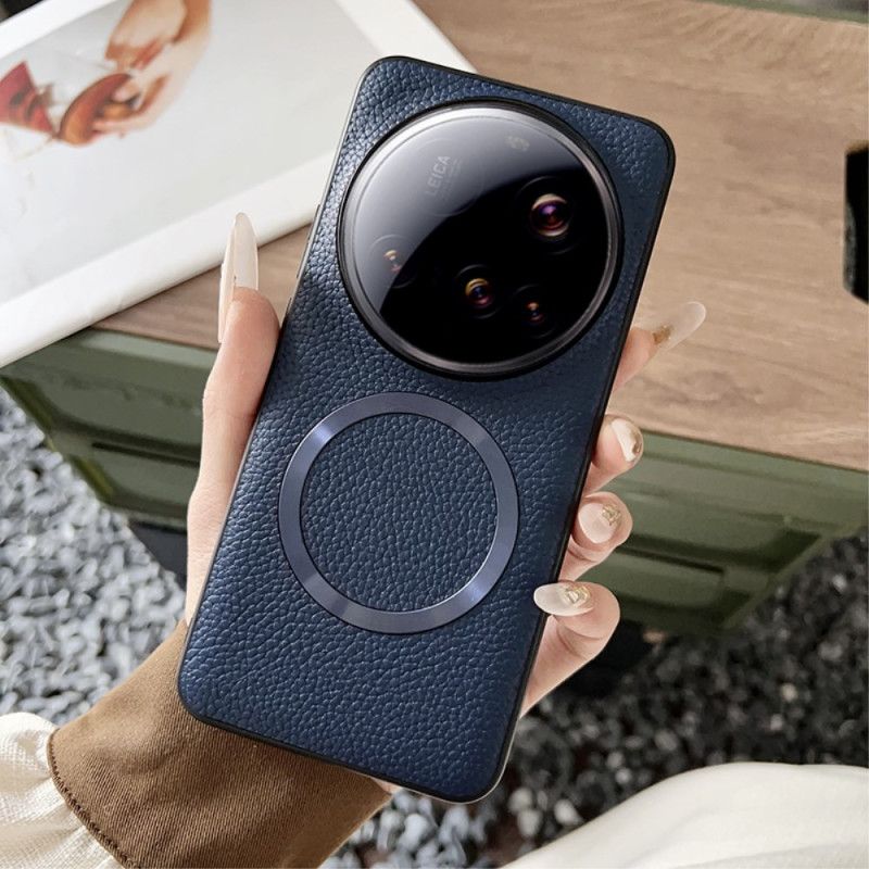 Kryt Xiaomi 15 Ultra Kompatibilní S Kůží Magsafe Lychee