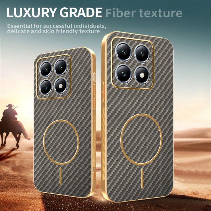 Kryt Xiaomi 15t Textura Uhlíkových Vláken