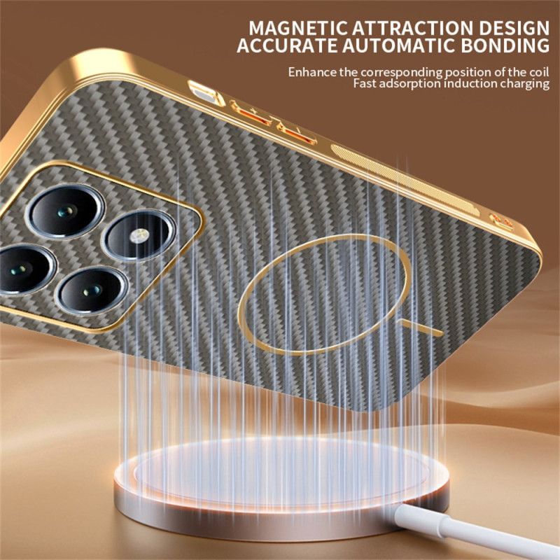 Kryt Xiaomi 15t Textura Uhlíkových Vláken