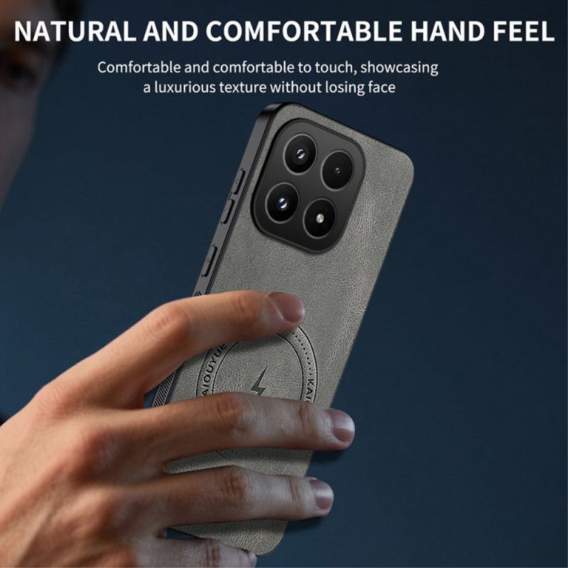 Kryt Xiaomi 17 Kožený Efekt Magsafe