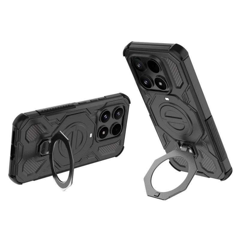 Kryt Xiaomi 17 Kryty Na Mobil Magnetický A Otočný Kovový Stojánek