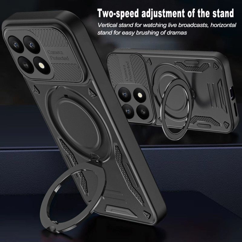 Kryt Xiaomi 17 Magnetický S Otočným Stojánkem