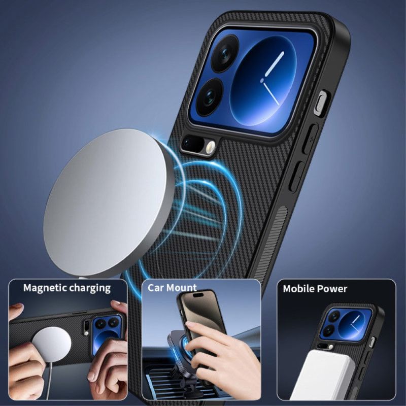 Kryt Xiaomi 17 Pro Max Uhlíková Vlákna Magsafe