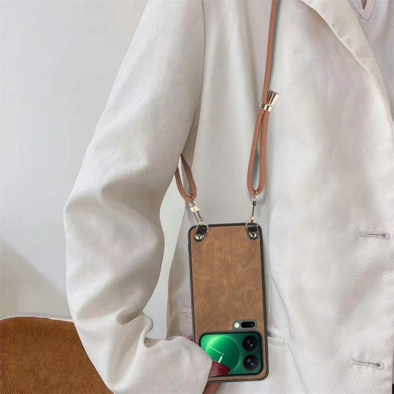 Kryt Xiaomi 17 Pro Retro Umělá Kůže