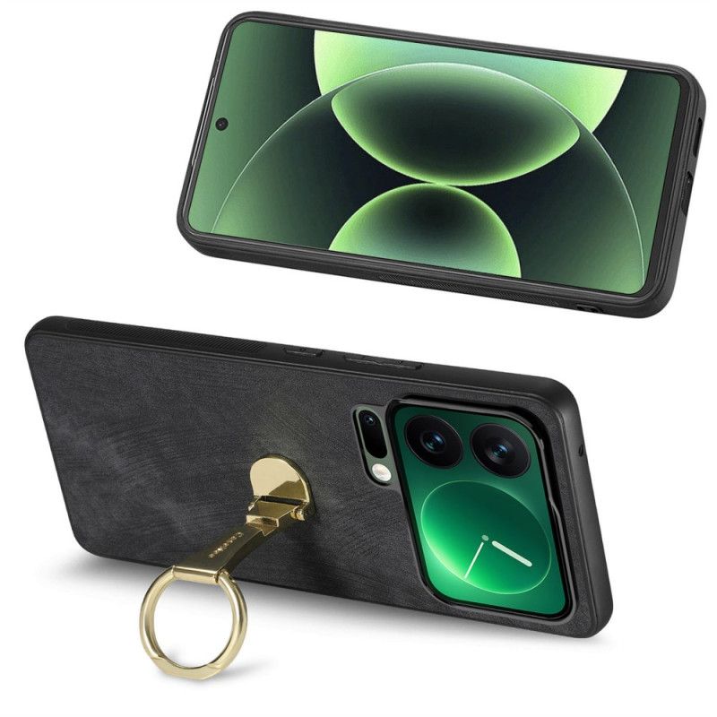 Kryt Xiaomi 17 Pro Skládací Stojánek S Retro Texturou Caseneo