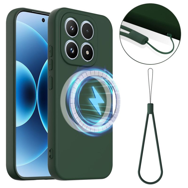 Kryt Xiaomi 17 Tekutý Silikonový Magnetický